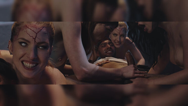 [Parasited] - Group Sex with Busty Babes & Creampie Finish