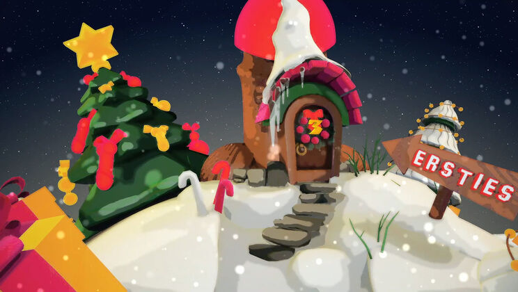 Xmas Calendar Fuck - Danni's Door Three Pleasure