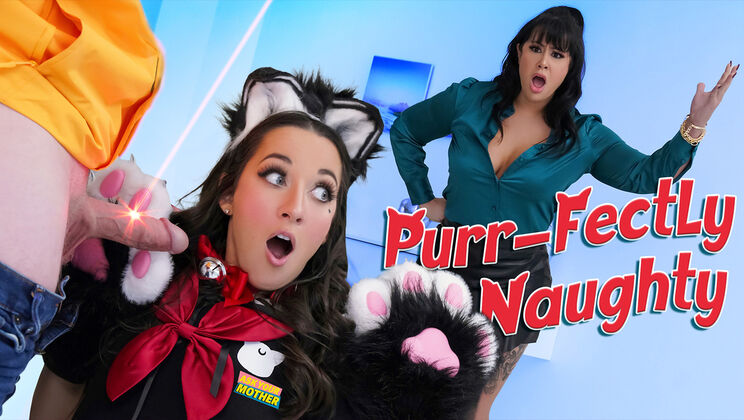 [AskYourMother] - Stepmom and Stepson Get Spanked and Fucked with Neko - Freya Von Doom - Jimmy Michaels - Misty Meaner