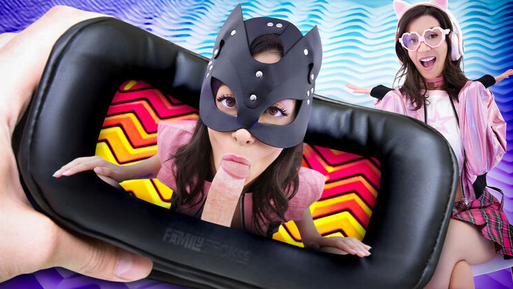 [SisLovesMe] - Joshua Lewis Fills Natalie's Mouth in VR