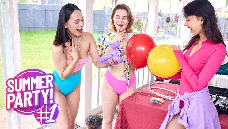 [ClubSweethearts] - Outdoor Masturbation with Big Tits Teens - Iris Murai - Roxy Muray - Ashly Rabbit