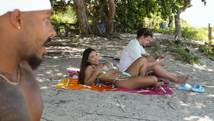 [RKPrime] - Muscular Man’s Beach Anal Surprise - Dickdealer Don - Brandy Salazar