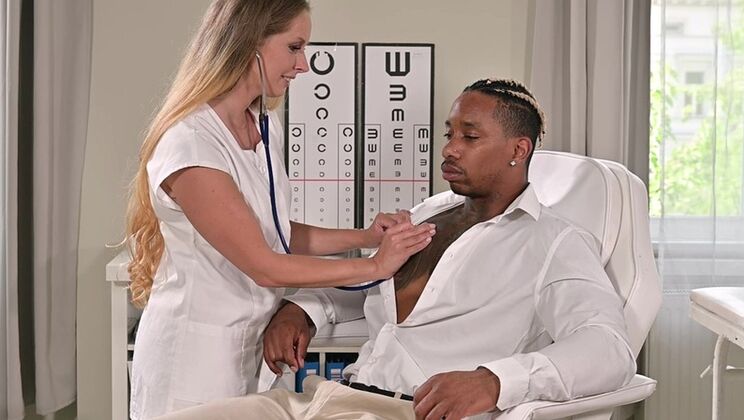 [PornWorld] - Blonde Nurse Kinuski’s Cock-Hungry DP Fun with Jesus Reyes and Darrell Deeps - Jesus Reyes - Darrell Deeps - Kinuski Kakku