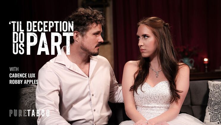 [PureTaboo] - Reluctant Stepsister Kissing and Taking Cum on Natural Tits - Cadence Lux - Robby Apples