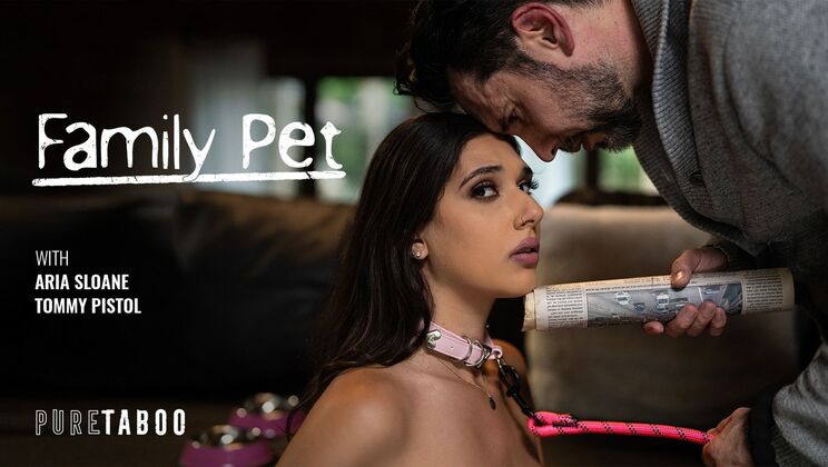 [PureTaboo] - Stepdad Rough Sex with Natural Tits Teen - Tommy Pistol - Aria Sloane