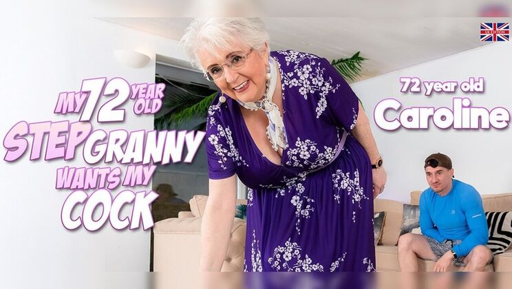 [Mature.nl] - Gray Haired Granny Loves Cock Sucking and Riding Her Stepgrandson - The Irish Bull - Caroline V. (EU)