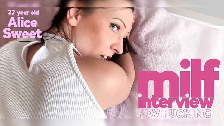 [Mature.nl] - Alice Sweet POV Interview Fuck - Skinny German MILF Sucks Cock