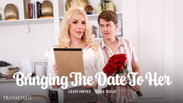 [Transfixed] - Hot Blonde Sage Roux Masturbates Before Hard Anal Fuck - Sage Roux - Leah Hayes