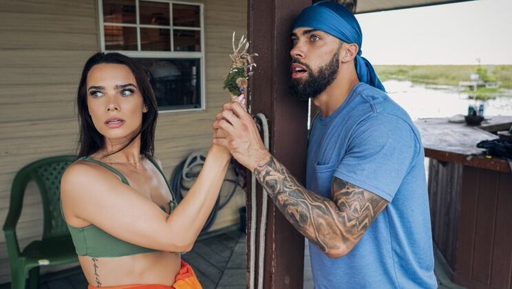 [DigitalPlayground] - Facial cumshot on blonde and brunette after outdoor sex - Lucy Foxx - James Angel - Ivy Ireland