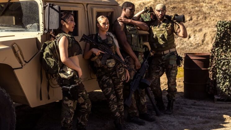 [DigitalPlayground] - Spanking & Hair Pulling with Bubble Butt Ballerina - Isiah Maxwell - Damon Dice - Kayley Gunner - Nicole Doshi