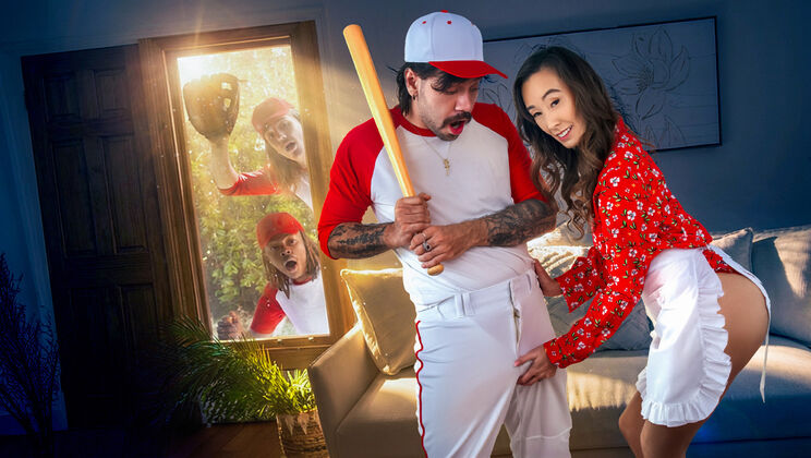 [MomDrips] - Brunette Christy Love Blowjob with Belly Piercing - Ends in Creampie - Christy Love - Nade Nasty