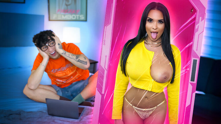 [FreakyFembots] - MILF Anissa Kate's Disgusted Blowjob and Tit Play - Anissa Kate - Ethan Seeks