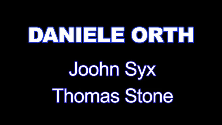 [ScenesXXXX] - Adorable Blonde Begs for DP & Gets Cumshot - Daniele Orth