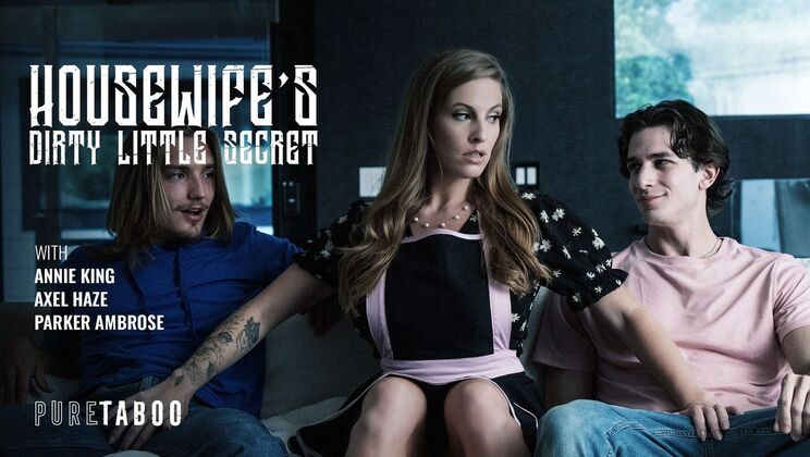 [PureTaboo] - Taboo Secret Threesome With Blowjob And Fingering - Parker Ambrose - Annie King - Axel Haze