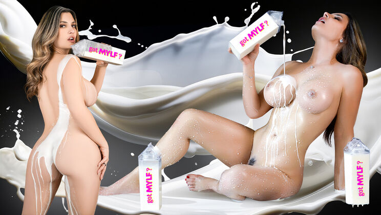Jayden Marcos Covers Krystal's Fit Body in Cum and Milk