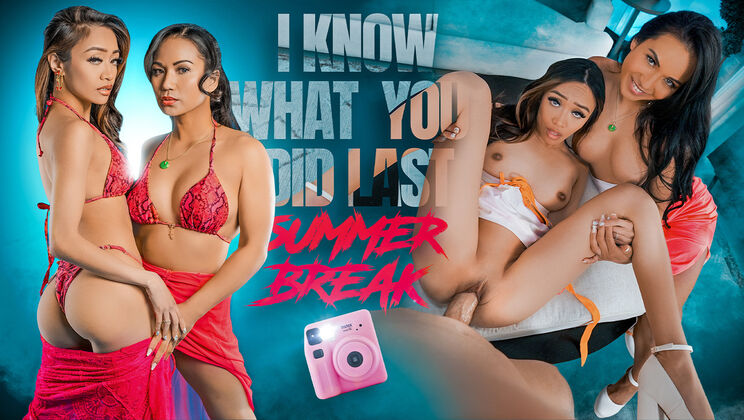 Asian MILF Lana Violet & Jade Kimiko Share Austin Pierce in Vacation Threesome