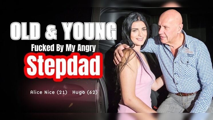 Old Man Eats Teen Pussy: French Kissing, Long Hair, Small Tits