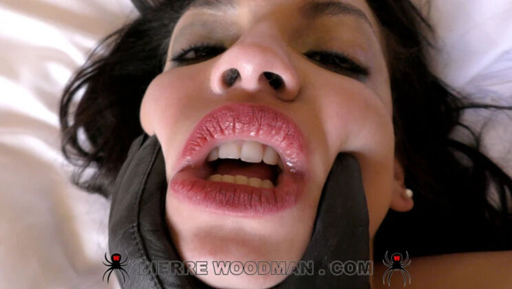 Mathilde Ramos Submissive Role with Blindfold and Spit On #9